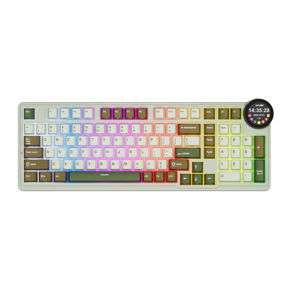 ROYAL KLUDGE N99 Palm Green, Cream Switch, US
