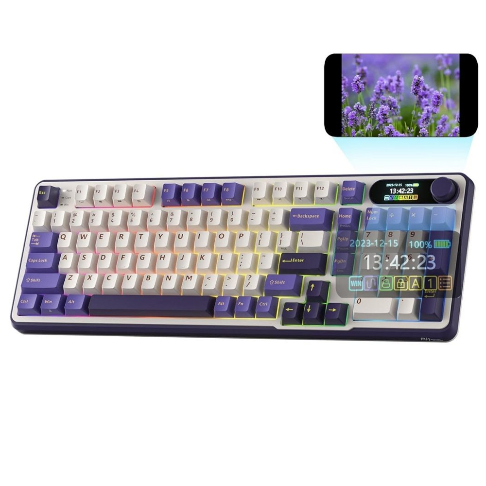 ROYAL KLUDGE RK S98 Blackberry, Beige Switch, US