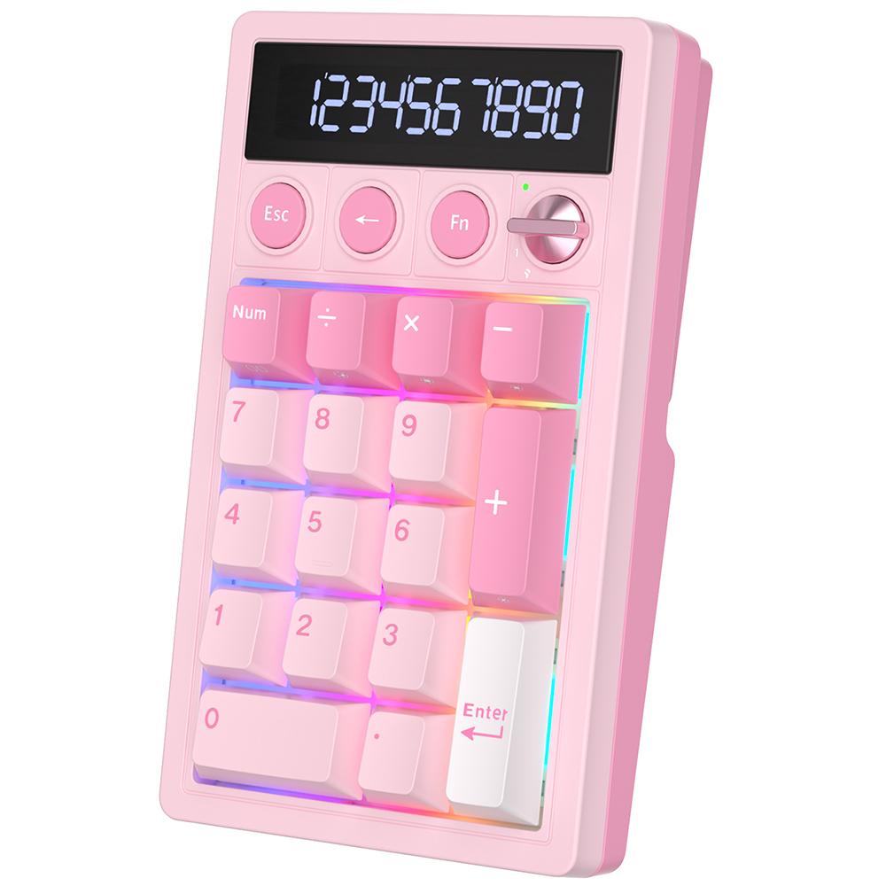 ROYAL KLUDGE M20 Pink Melody, Cream Switch, US