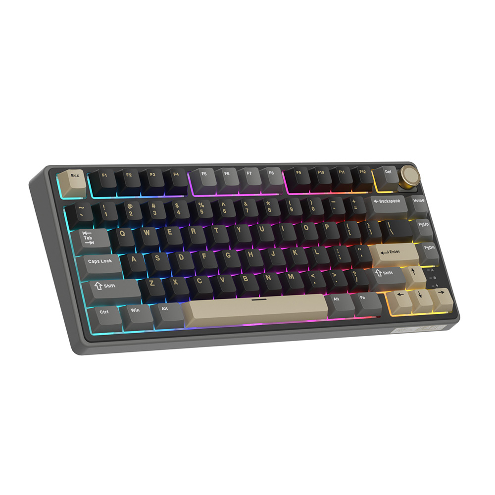 ROYAL KLUDGE R75 Pro Phantom, Cream Switch, US