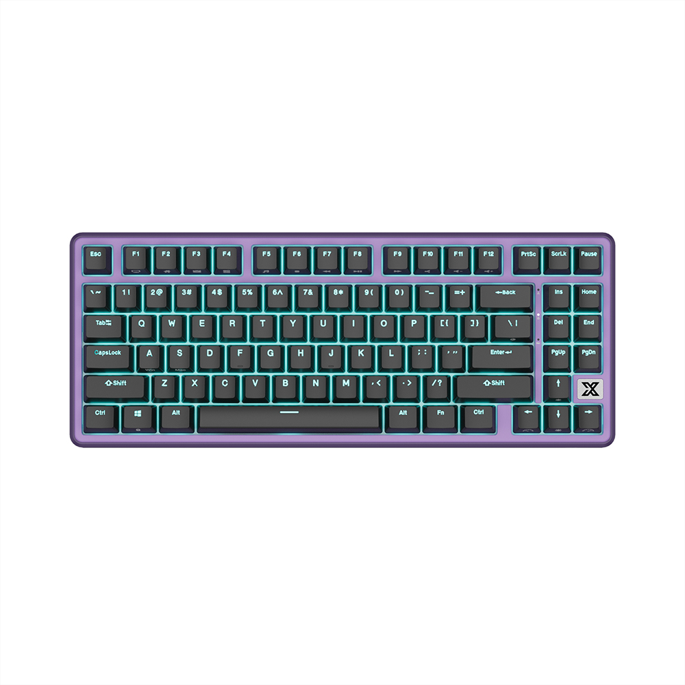 ROYAL KLUDGE X87 Blackberry, Creamy Switch, US