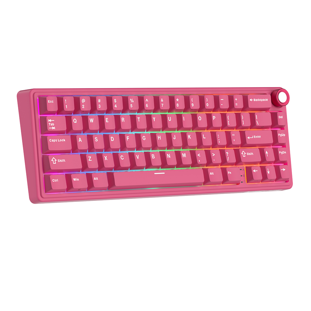 ROYAL KLUDGE R65 Berry Red, Beige Switch, US