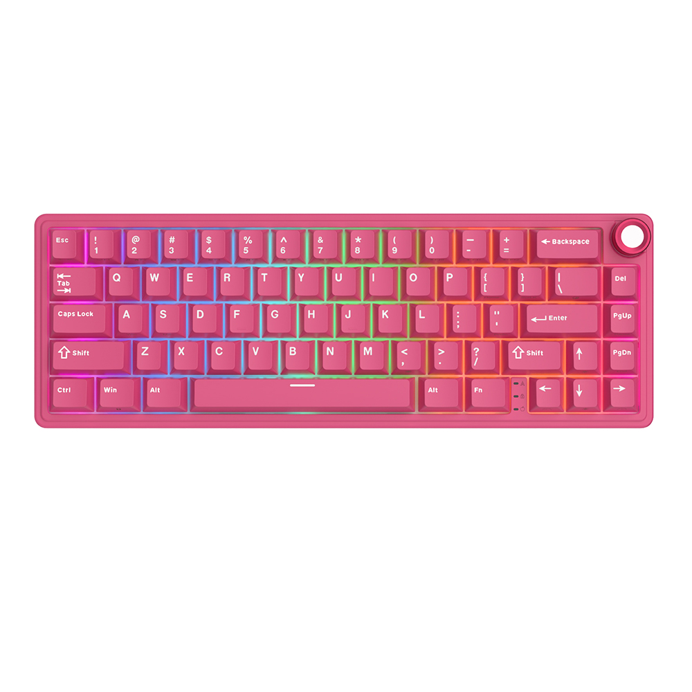 ROYAL KLUDGE R65 Berry Red, Cream Switch, US