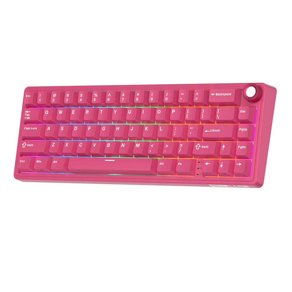 ROYAL KLUDGE R65 Berry Red, Cream Switch, US