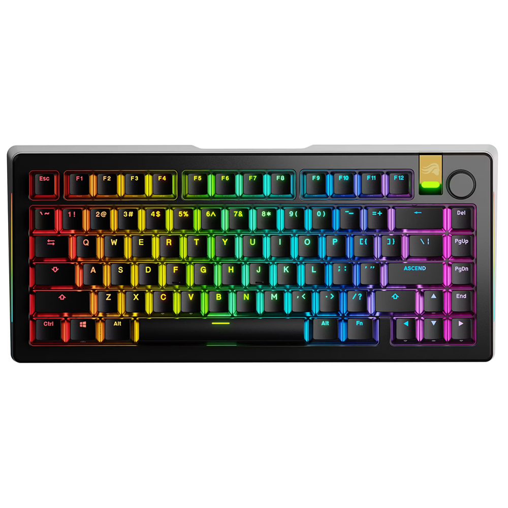 Glorious GMMK 3 Pro HE Wireless 75%, Fox HE Switches, Black, US