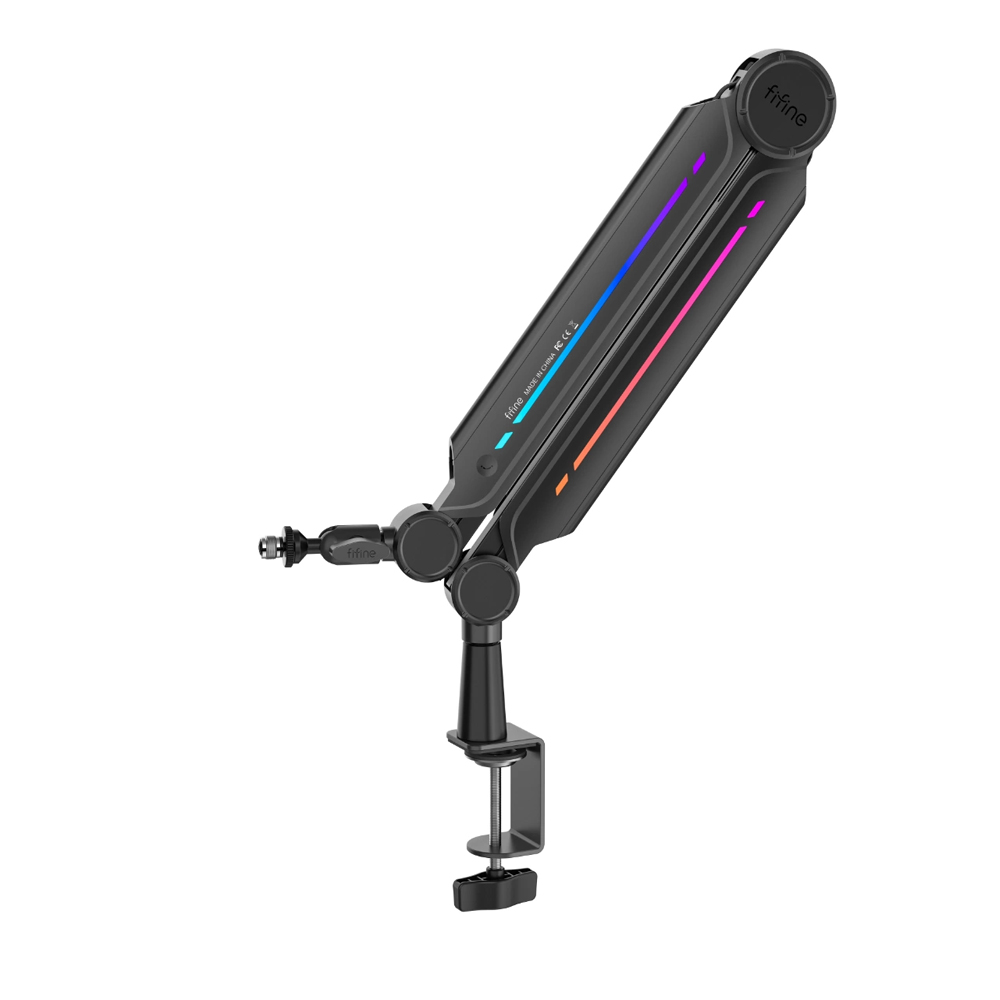 FIFINE BM66 PRO Boom Arm Stand, Black