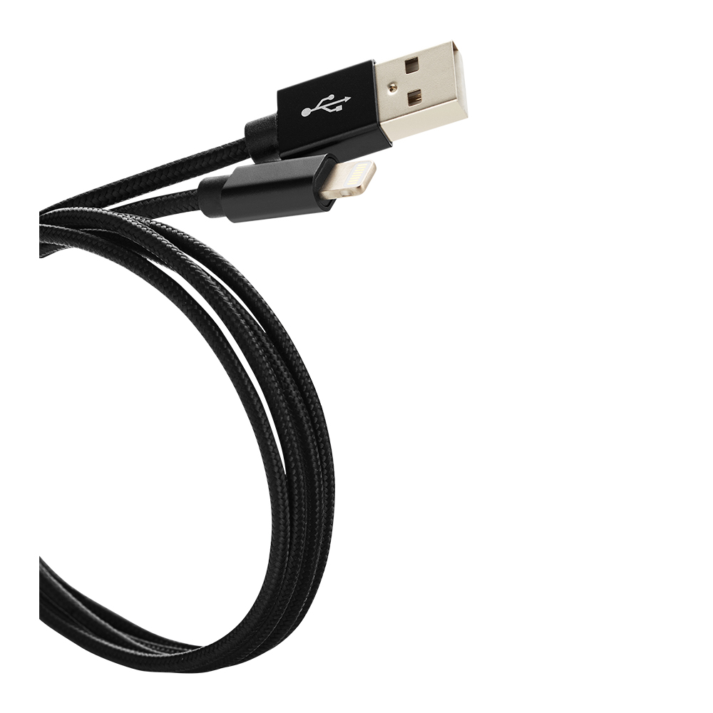 CANYON cable MFI-3 Lightning 12W 1m Black