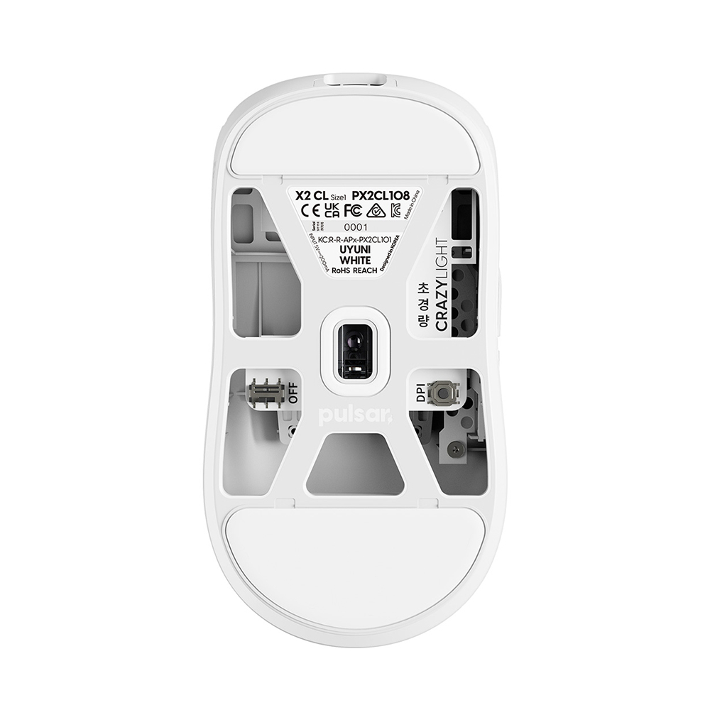Pulsar X2 CRAZYLIGHT Wireless, White