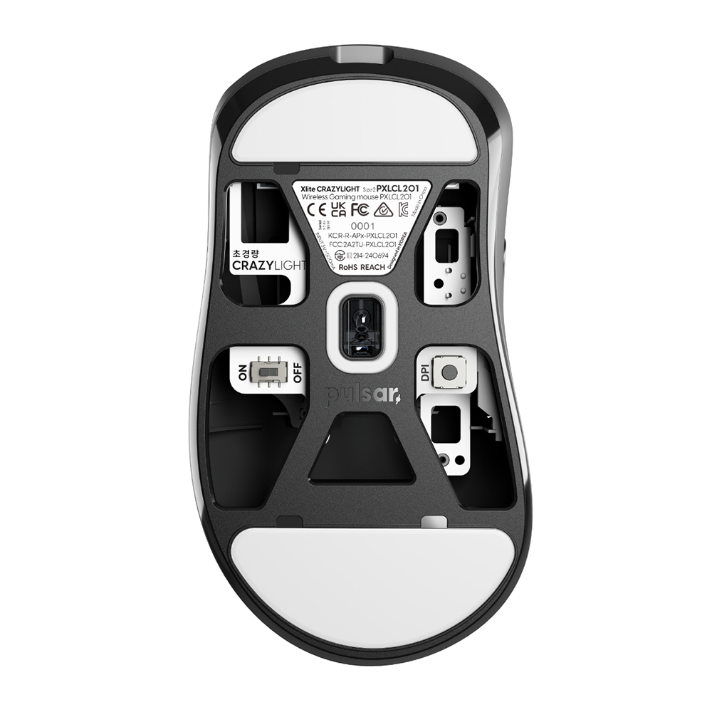Pulsar Xlite CRAZYLIGHT Medium Wireless, Jet Black