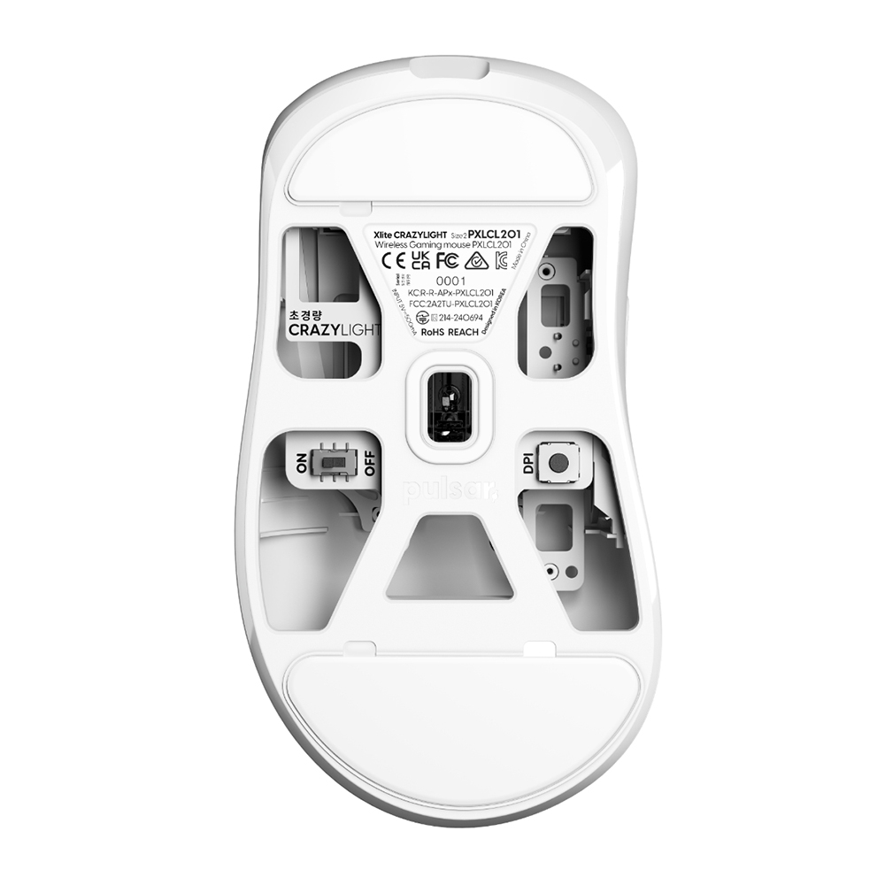 Pulsar Xlite CRAZYLIGHT Medium Wireless, White