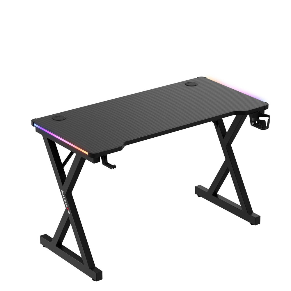 Huzaro Hero 2.3 RGB Gaming Desk, Black
