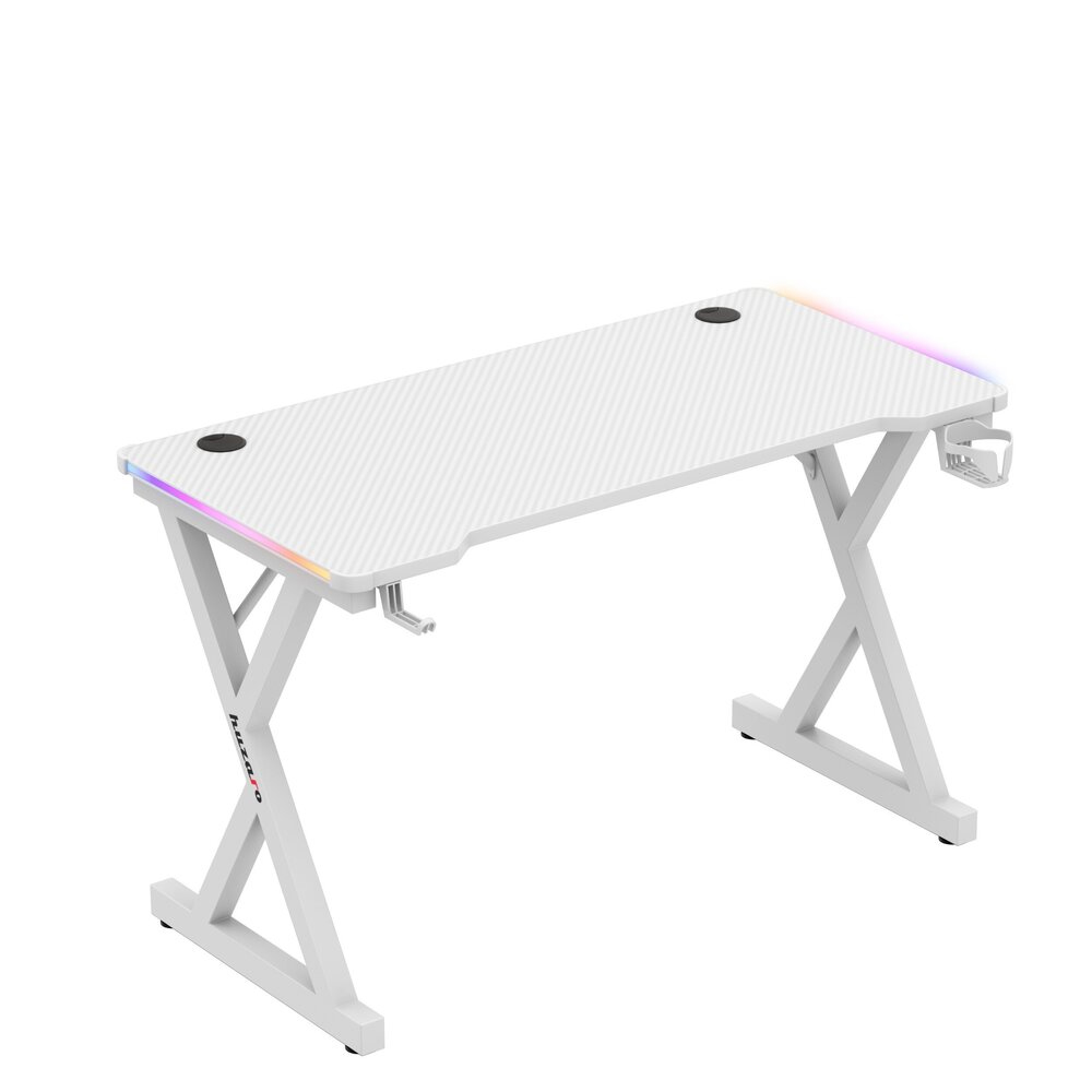 Huzaro Hero 2.3 RGB Gaming Desk, White