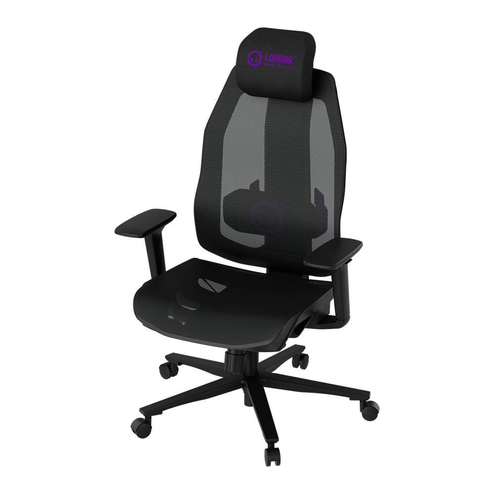 Lorgar Pro CHP51 Mesh, Black - Purple