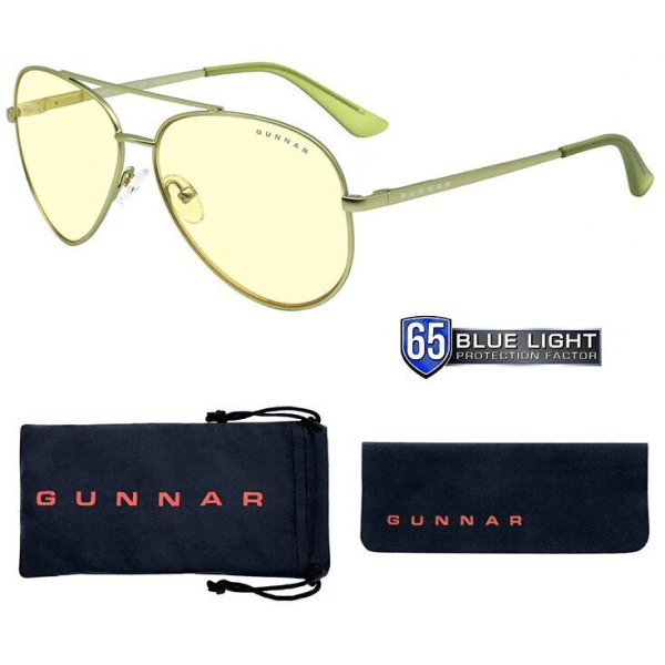 GUNNAR Maverick Mint, Amber Glas