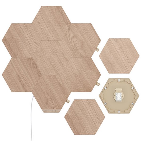 Nanoleaf Elements Wood Hexagons Expansion Pack (3 panels)
