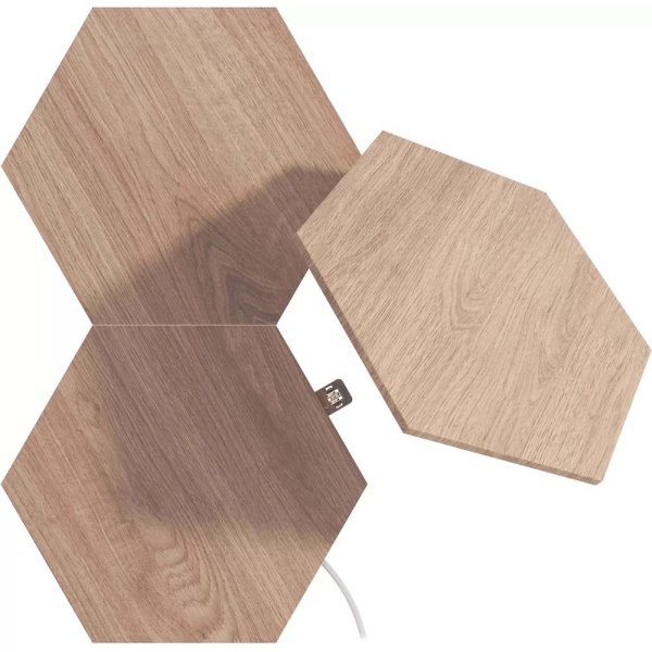 Nanoleaf Elements Wood Hexagons Expansion Pack (3 panels)