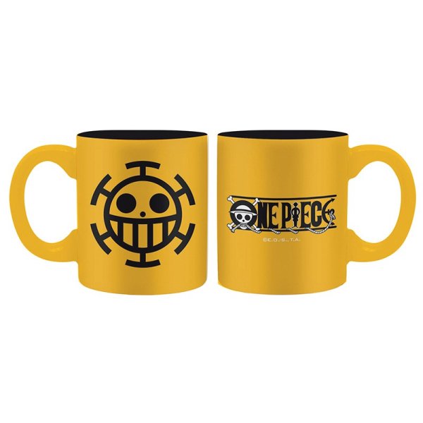 Abystyle One Piece - Ace & Trafalgar Emblems Mug Set of 2, 110 ml