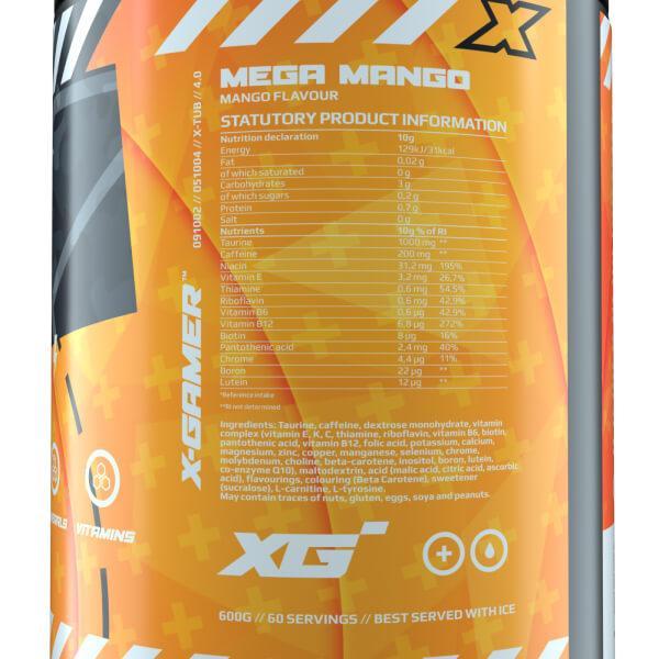 X-Gamer 600g X-Tubz Mega Mango