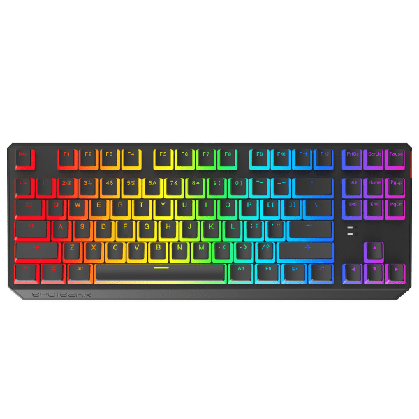SILENTIUMPC GK630K TKL, Kailh Red, Pudding Edition, US