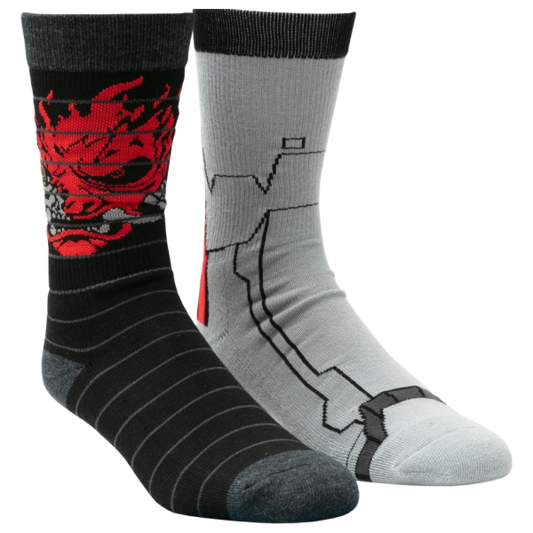 Jinx Cyberpunk 2077 - Johnny Silverfoot Socks, One Size