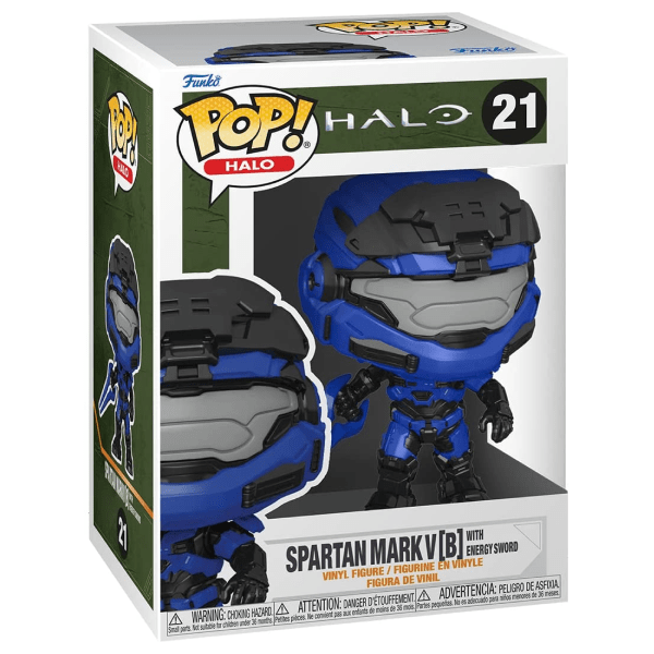 Funko POP! Games: Halo Infinite - Mark V [B] With Blue Energy Sword