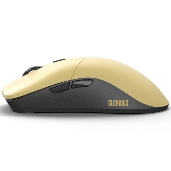 Glorious PC Gaming Race Model O Pro Wireless, Golden Panda