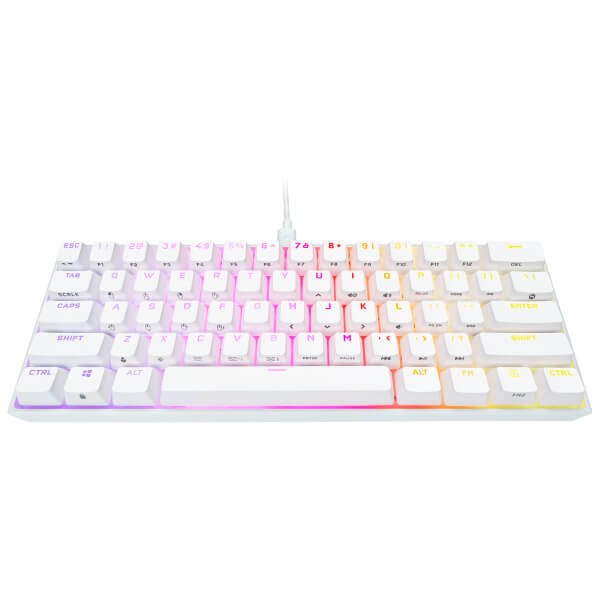 Corsair K65 RGB MINI, CHERRY MX Red, White, US