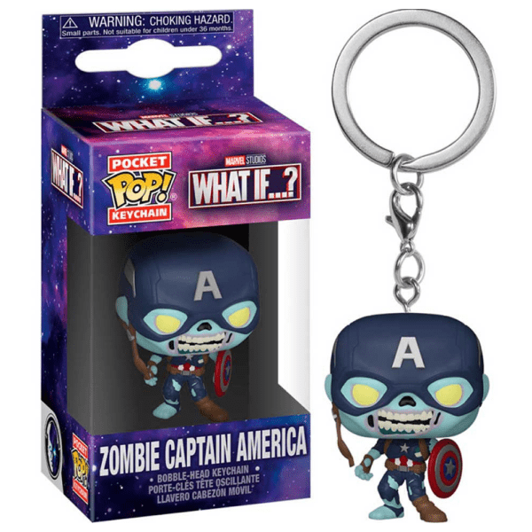 Funko POP! Keychain: Marvel: What If - Zombie Captain America