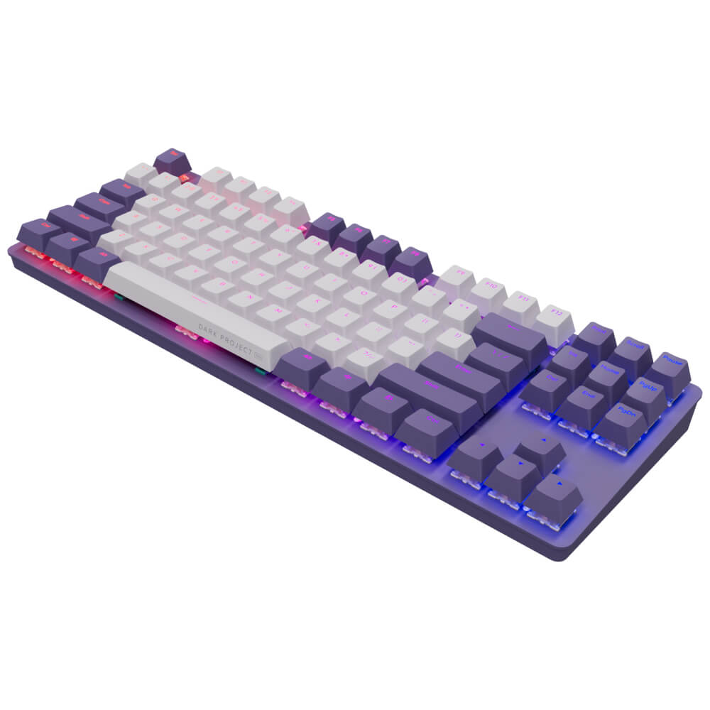 Dark Project One KD87A Violet-White, G3MS Sapphire Switch, US
