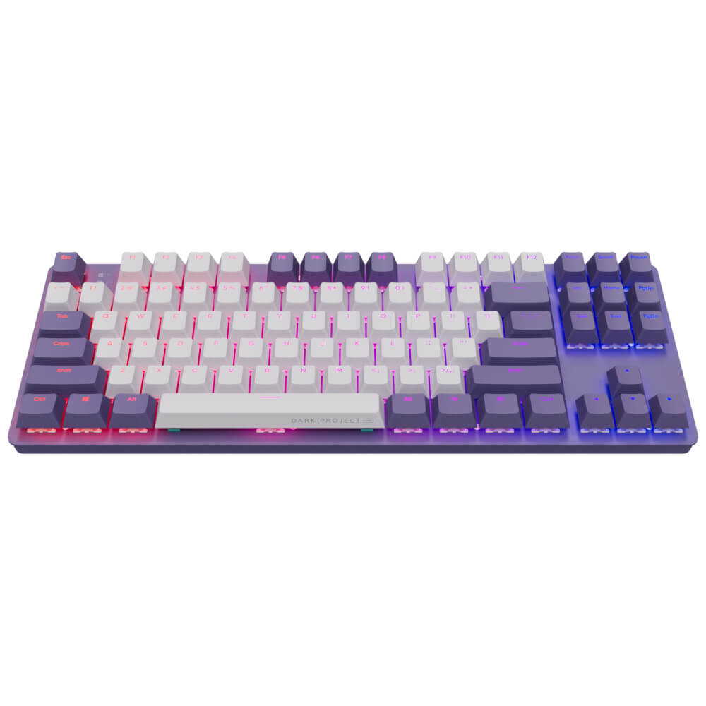 Dark Project One KD87A Violet-White, G3MS Sapphire Switch, US
