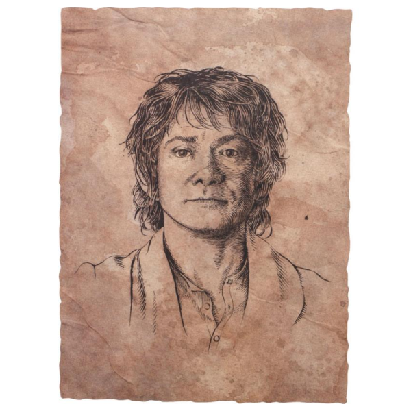 Weta Workshop The Lord of the Rings - Portrait of Bilbo Baggins Statue Art Print