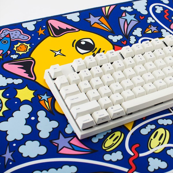 Geekboards Space Cat Desk Pad, Extra Large
