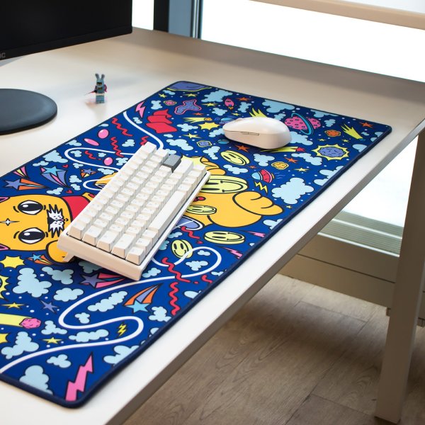 Geekboards Space Cat Desk Pad, Extra Large