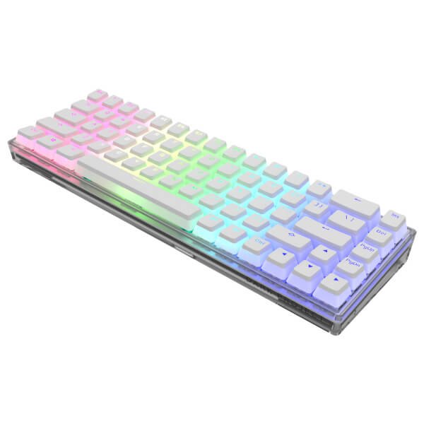 Dark Project KD68B Transparent White, Pudding, G3MS Sapphire Switch, US