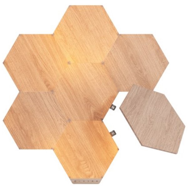 Nanoleaf Elements Wood Hexagons Starter Kit (7 panels)