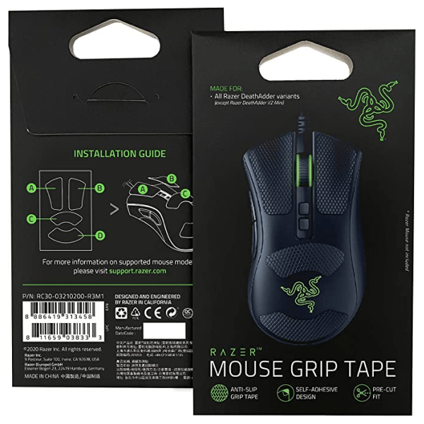 Razer Mouse Grip Tape for Razer DeathAdder V2