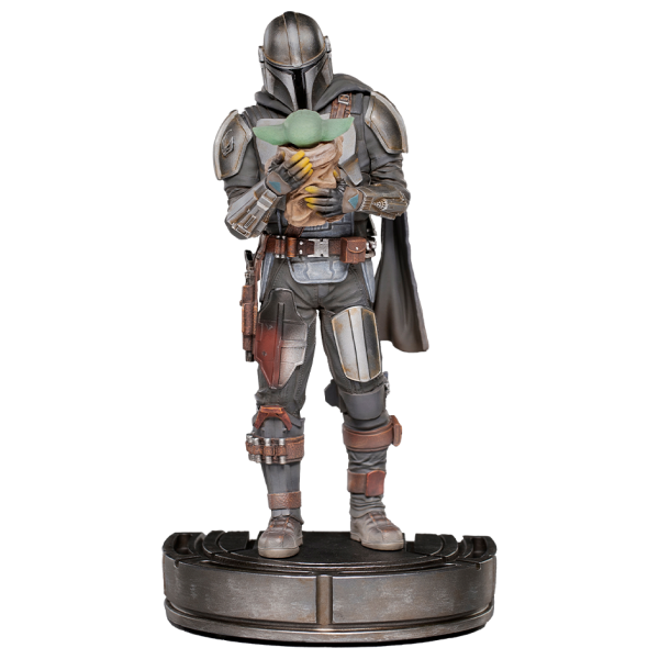 Iron Studios Star Wars - The Mandalorian and Grogu Statue Art Scale 1/10