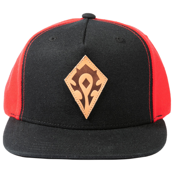 Jinx World of Warcraft - Horde Leather Emblem Snapback