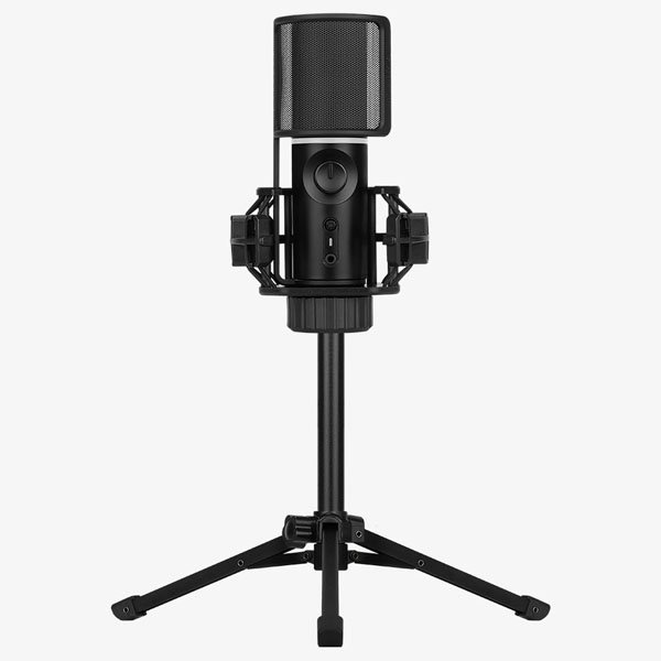 Streamplify RGB Microphone With Tripod, Black