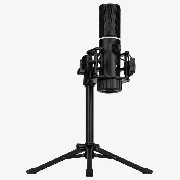 Streamplify RGB Microphone With Tripod, Black