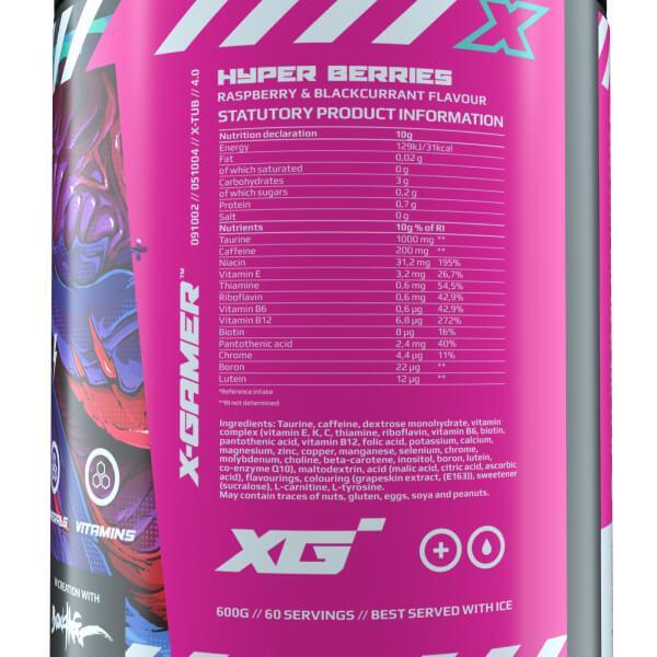 X-Gamer 600g X-Tubz Hyper Berries