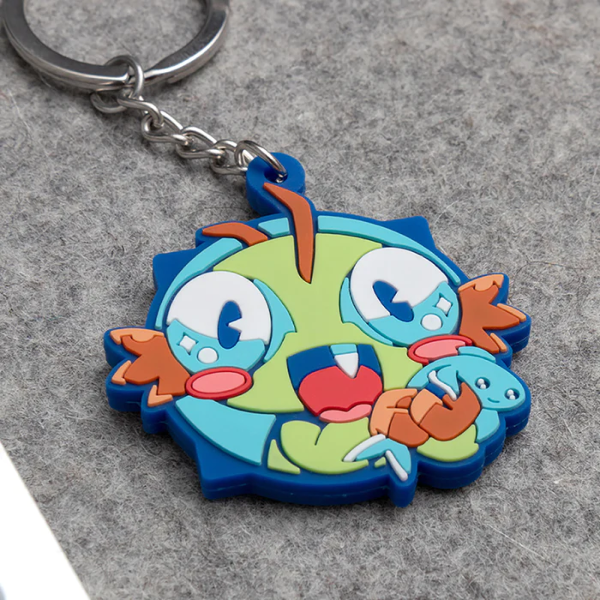 Jinx World of Warcraft - Too Cute Murloc Keychain Metal