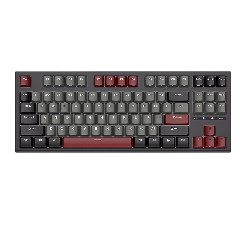 ROYAL KLUDGE RKR87 Black, Red Switch, US