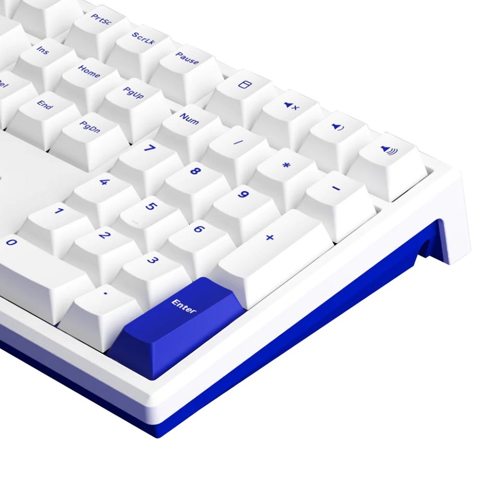 Akko MONSGEEK MG108B, V3 Pro Cream Blue Switch, White, US