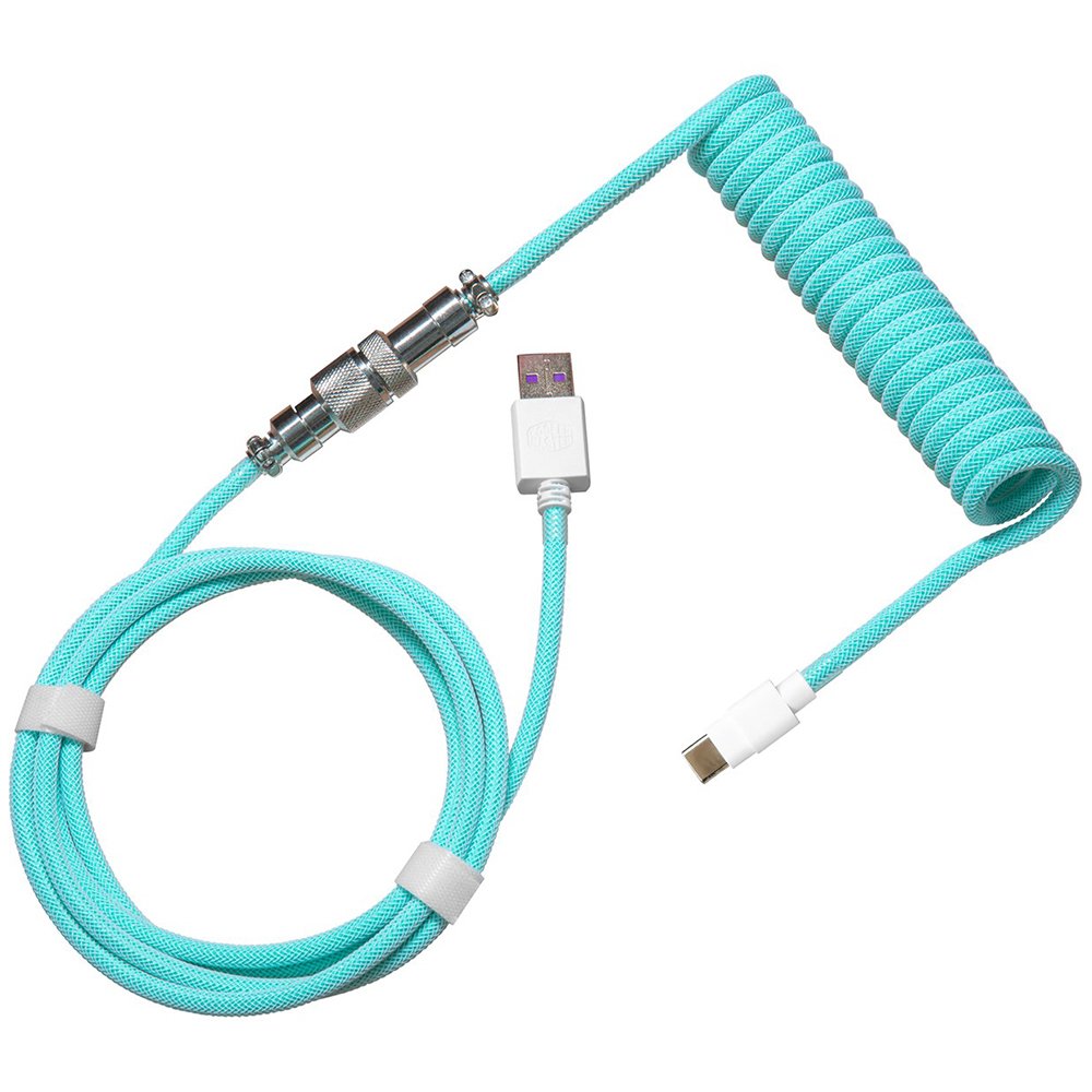 Cooler Master Coiled Cable, Pastel Cyan