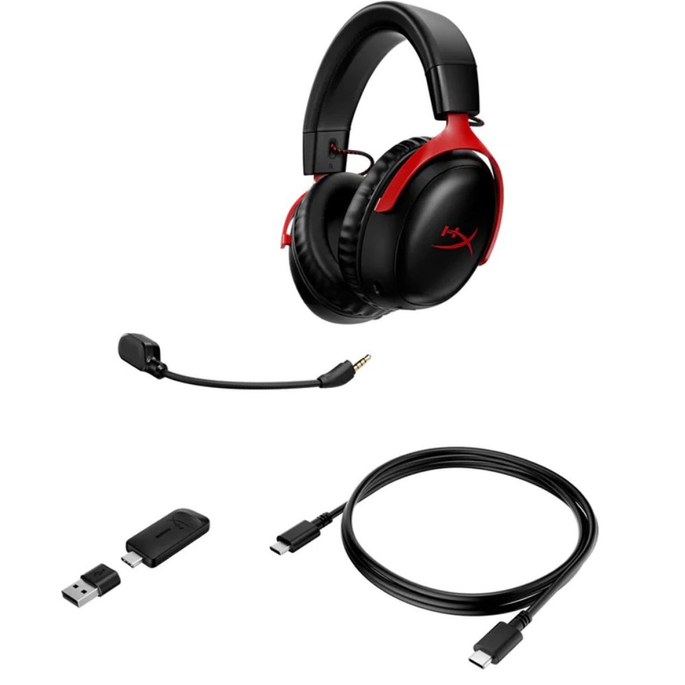 HyperX Cloud III Wireless, Red